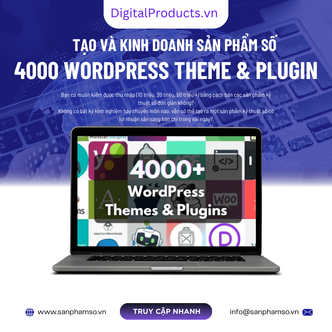 4000 WordPress Theme và Plugin
