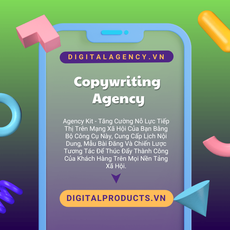 Bộ mẫu dịch vụ Copywriting Agency
