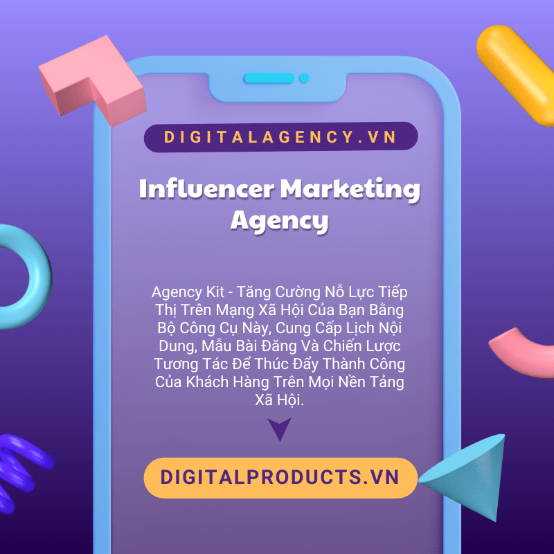 Bộ mẫu dịch vụ Influencer Marketing Agency
