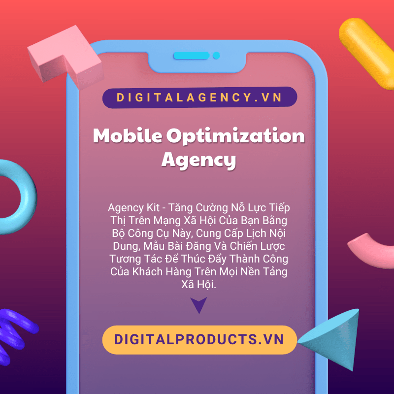 Bộ mẫu dịch vụ Mobile Optimization Agency