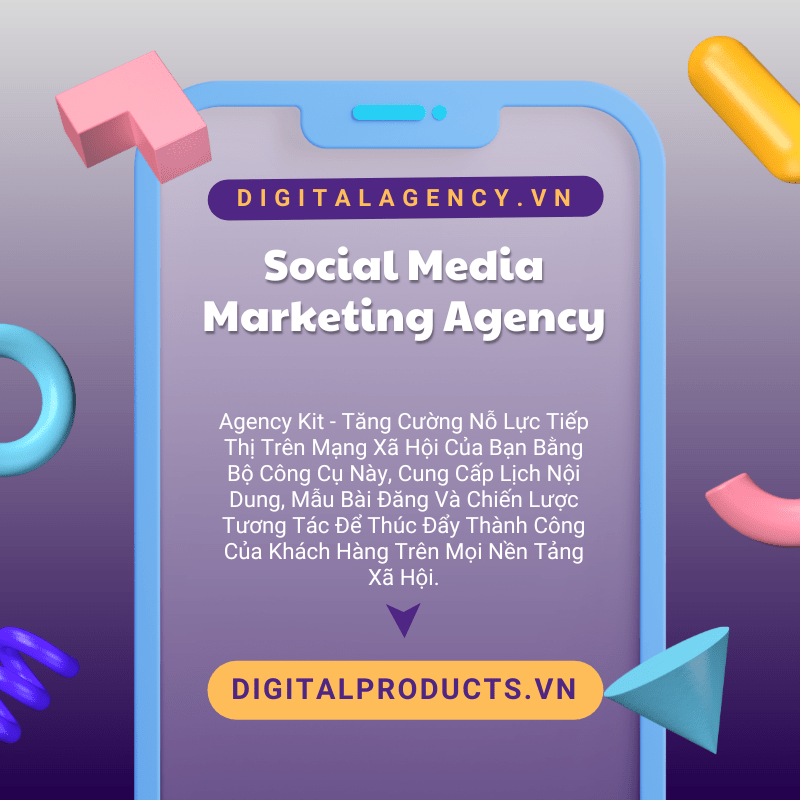 Bộ mẫu dịch vụ Social Media Marketing Agency