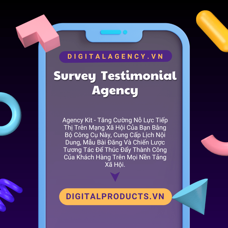 Bộ mẫu dịch vụ Survey Testimonial Agency