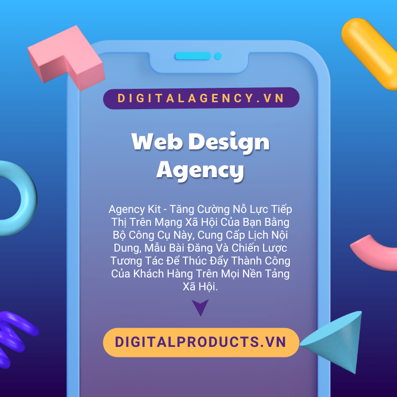Bộ mẫu dịch vụ Web Design Agency